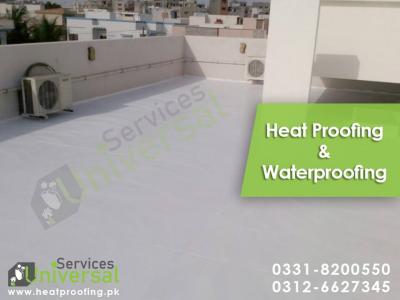 Roof Heat Proofing, Roof Waterproofing, Leakage and Seepage Solutions