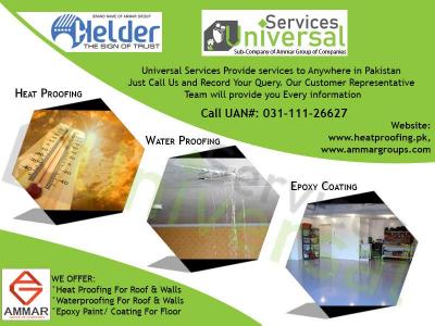 Heat/ Waterproofing and Epoxy Services Pakistan